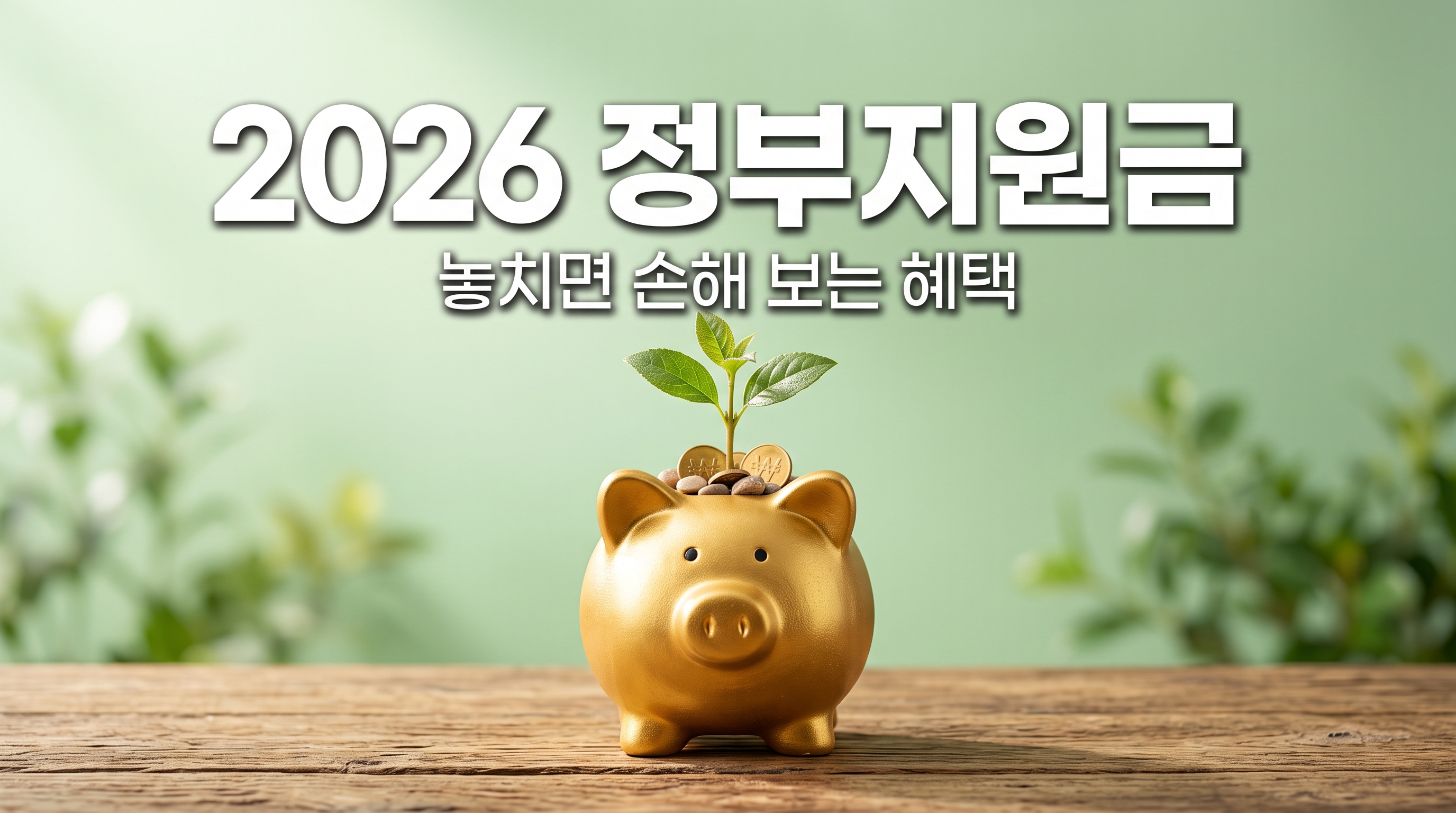 2026년 정부지원금 총정리: 대상별 혜택과 신청 방법 완벽 가이드